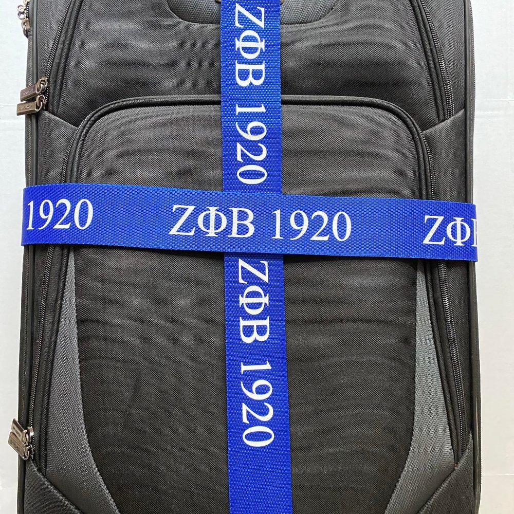 Zeta Phi Beta Luggage strap identifier BOGO